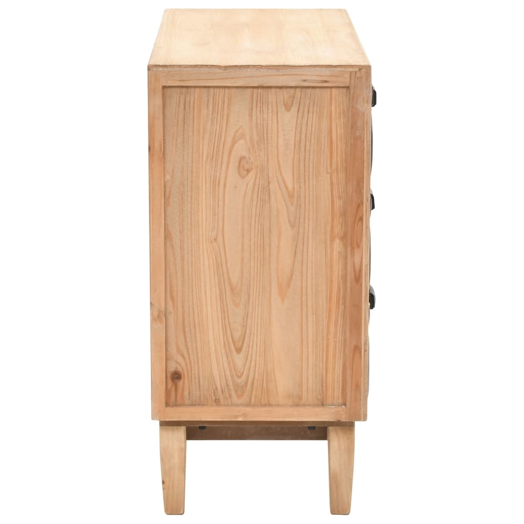 VidaXL Ladekast 80x36x75 cm massief vurenhout