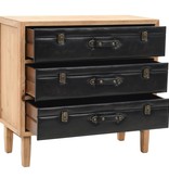 VidaXL Ladekast 80x36x75 cm massief vurenhout