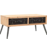 VidaXL Salontafel 115x55x50 cm massief vurenhout