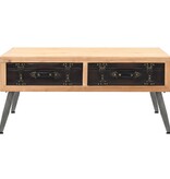 VidaXL Salontafel 115x55x50 cm massief vurenhout