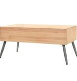 VidaXL Salontafel 115x55x50 cm massief vurenhout