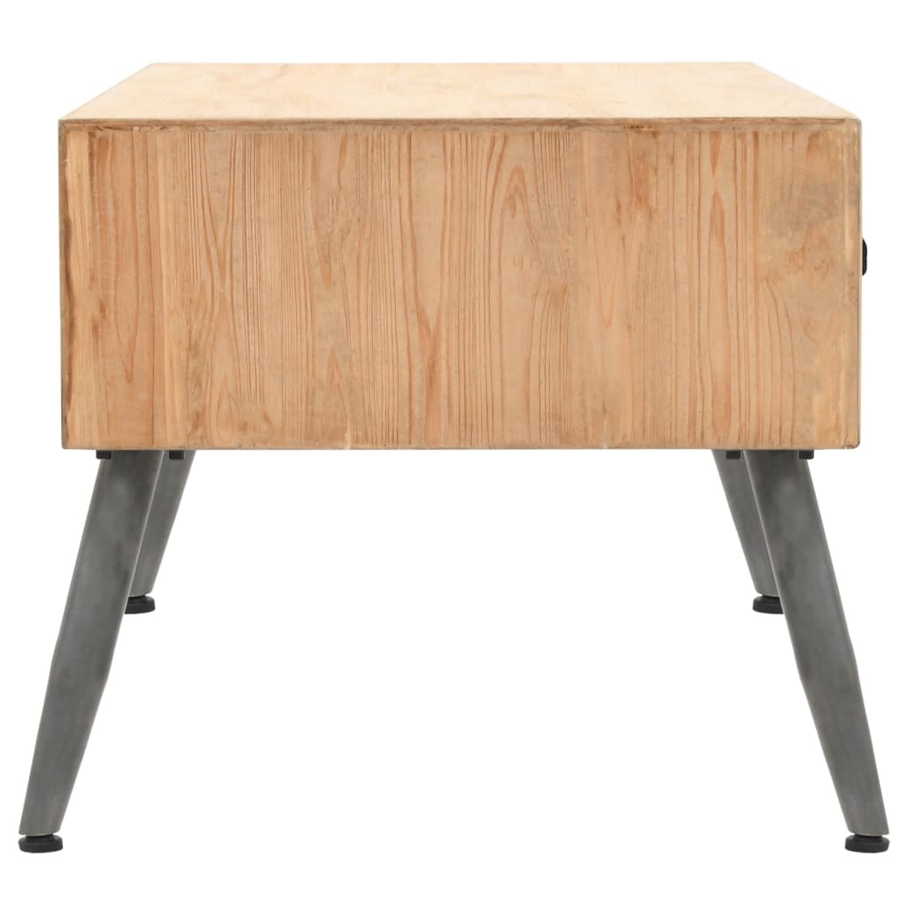 VidaXL Salontafel 115x55x50 cm massief vurenhout