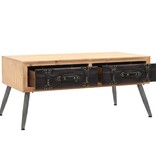 VidaXL Salontafel 115x55x50 cm massief vurenhout