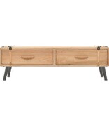 vidaXL Tv-meubel 120x33x35 cm massief vurenhout