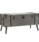 VidaXL Salontafel 102x51x47,5 cm MDF en aluminium