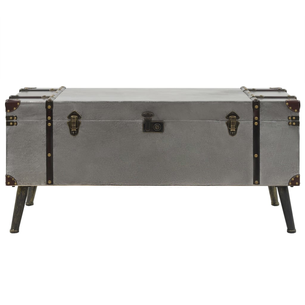 VidaXL Salontafel 102x51x47,5 cm MDF en aluminium