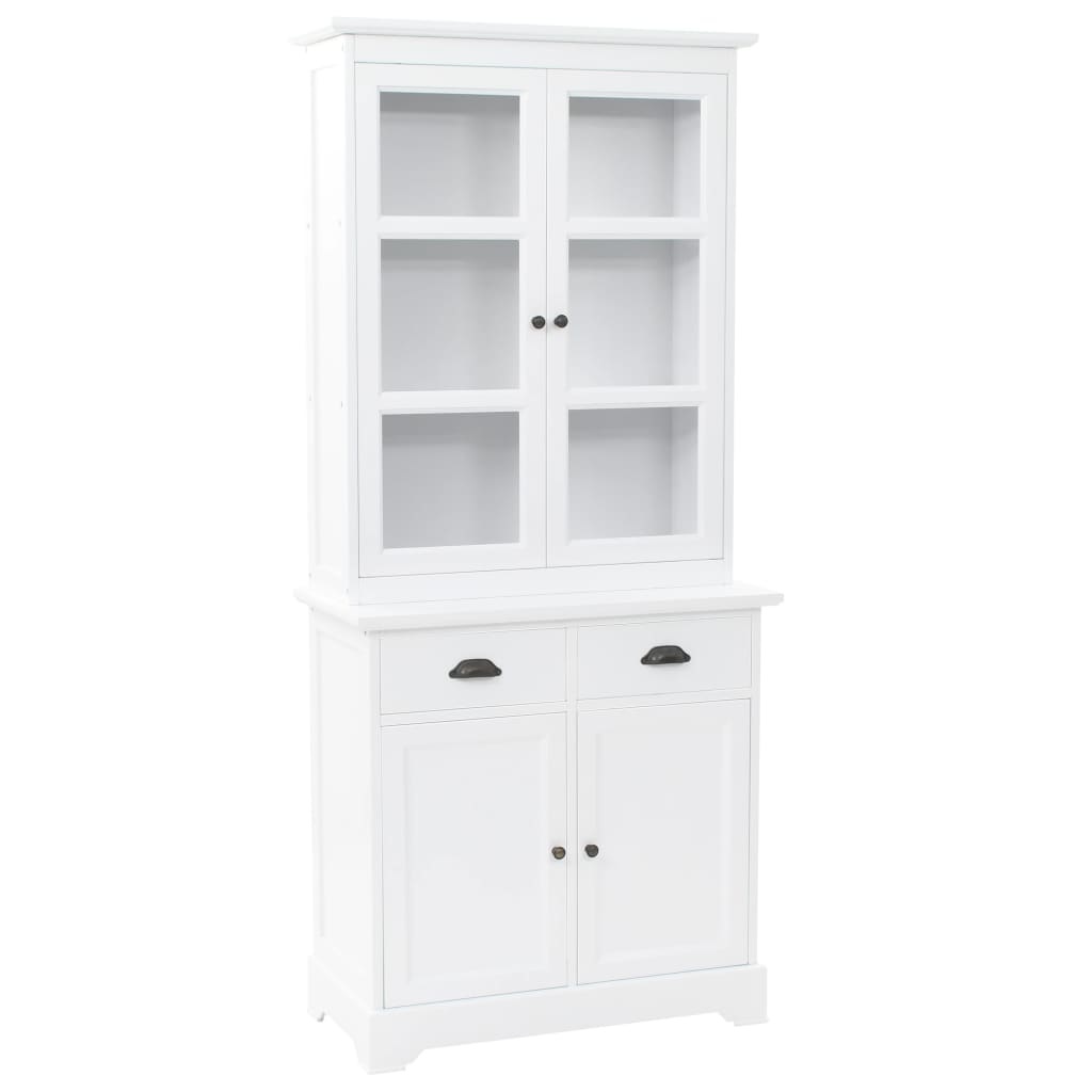 VidaXL Buffetkast met 4 deuren 80x40x180 cm MDF en grenenhout