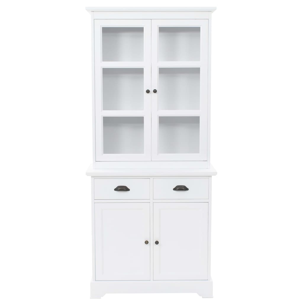VidaXL Buffetkast met 4 deuren 80x40x180 cm MDF en grenenhout