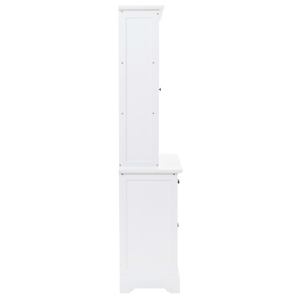 VidaXL Buffetkast met 4 deuren 80x40x180 cm MDF en grenenhout
