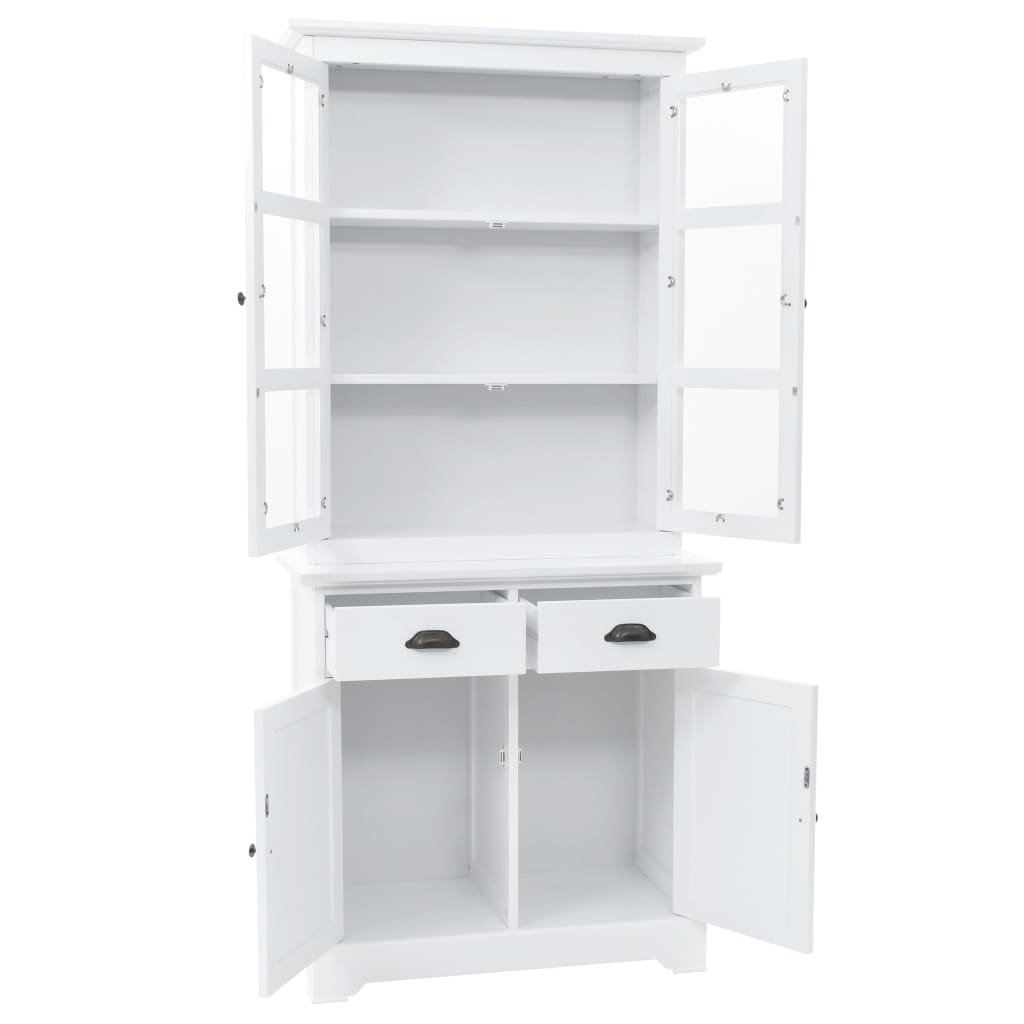VidaXL Buffetkast met 4 deuren 80x40x180 cm MDF en grenenhout