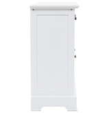 VidaXL Dressoir met 3 deuren 105x35x77,5 cm MDF en grenenhout