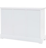 VidaXL Dressoir met 3 deuren 105x35x77,5 cm MDF en grenenhout