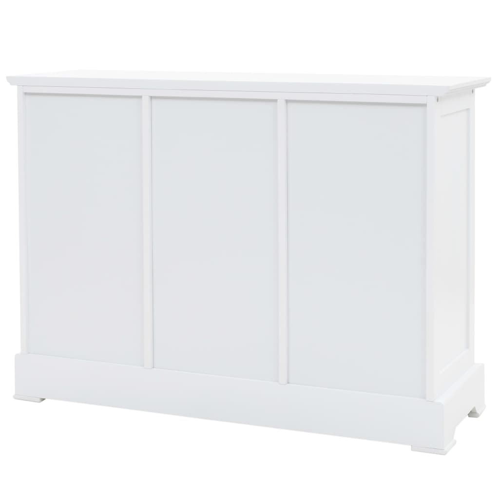 vidaXL Dressoir met 3 deuren 105x35x77,5 cm MDF en grenenhout