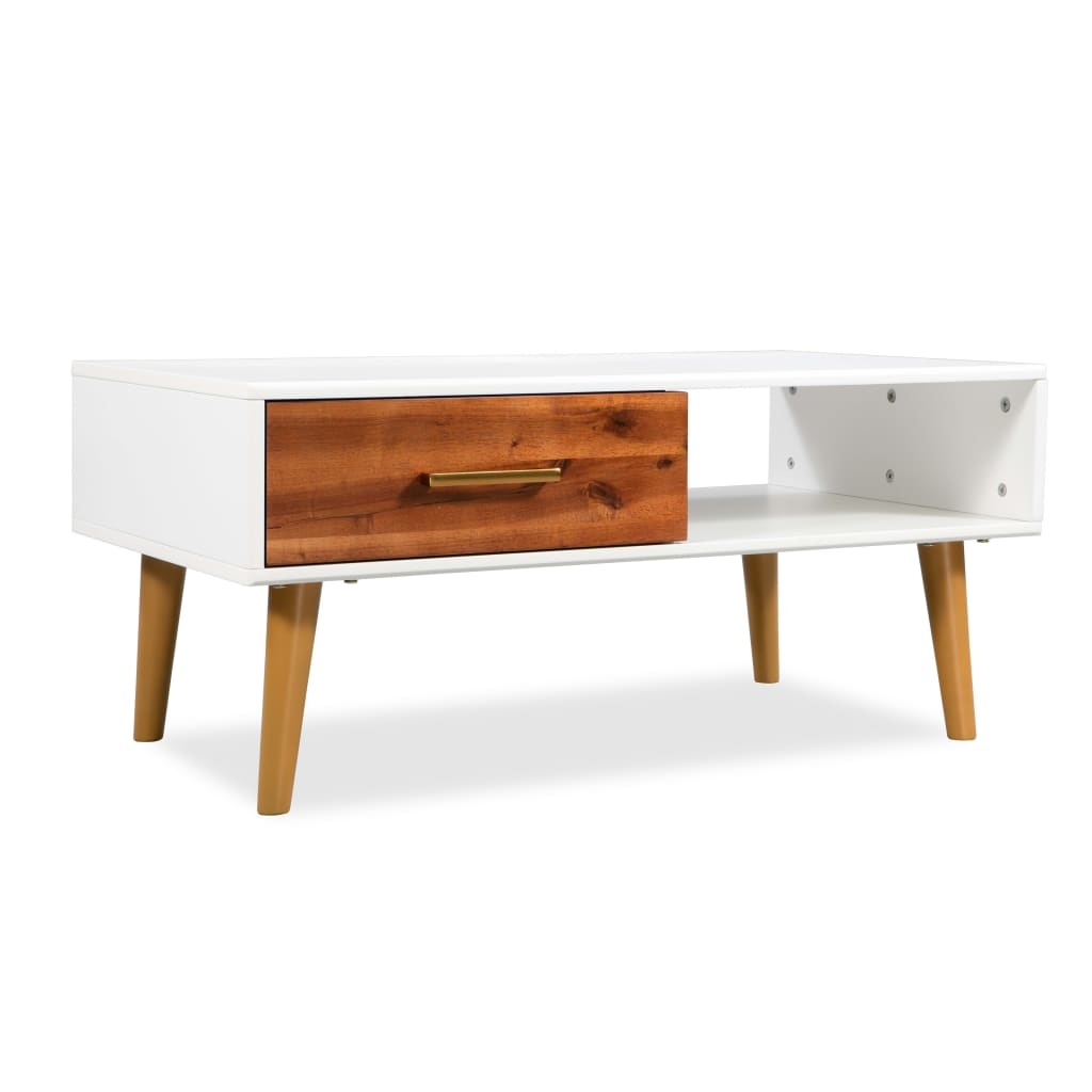 VidaXL Salontafel 90x50x40 cm massief acaciahout