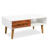 VidaXL Salontafel 90x50x40 cm massief acaciahout