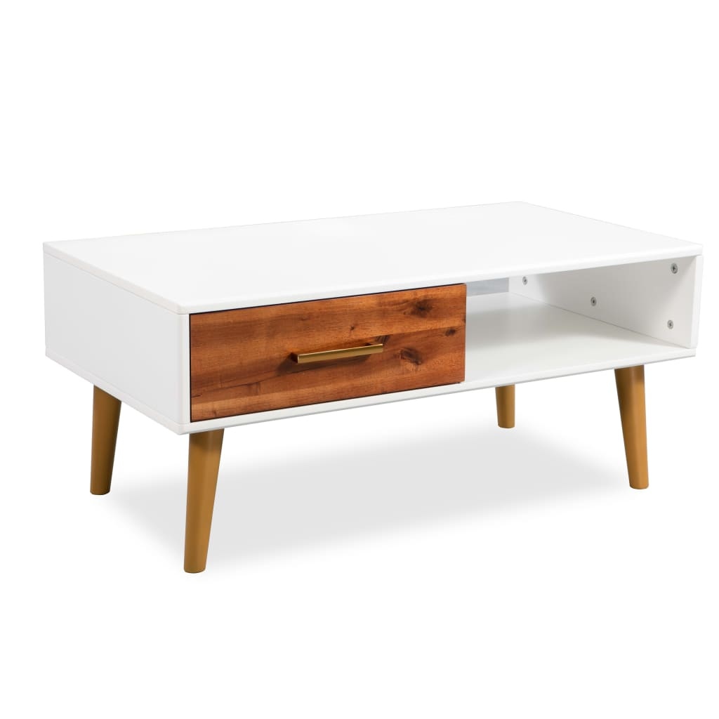 VidaXL Salontafel 90x50x40 cm massief acaciahout