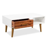 VidaXL Salontafel 90x50x40 cm massief acaciahout