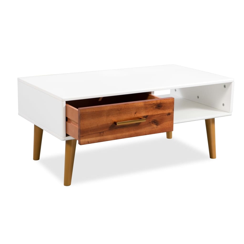 VidaXL Salontafel 90x50x40 cm massief acaciahout