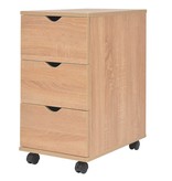 VidaXL Ladekast 33x45x60 cm eikenkleur