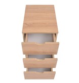 VidaXL Ladekast 33x45x60 cm eikenkleur