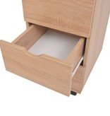 VidaXL Ladekast 33x45x60 cm eikenkleur