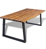 vidaXL Eettafel 200x90 cm massief acaciahout