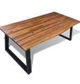 vidaXL Eettafel 200x90 cm massief acaciahout