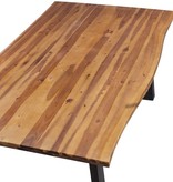 vidaXL Eettafel 200x90 cm massief acaciahout