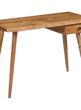 VidaXL Schrijftafel 110x50x76 cm massief acaciahout