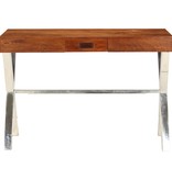 VidaXL Bureau 110x50x76 cm massief acaciahout en sheesham afwerking