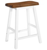VidaXL Barkrukken 2 st massief hout