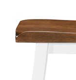 VidaXL Barkrukken 2 st massief hout