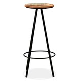 VidaXL Barkrukken 4 st massief gerecycled hout