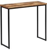 VidaXL Wandtafel 90x30x76 cm massief gerecycled teakhout