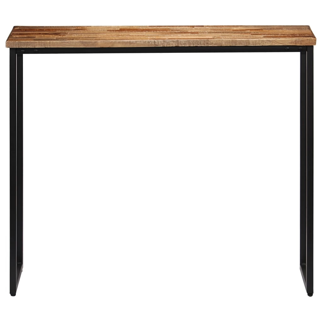 VidaXL Wandtafel 90x30x76 cm massief gerecycled teakhout
