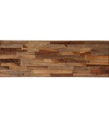VidaXL Wandtafel 90x30x76 cm massief gerecycled teakhout