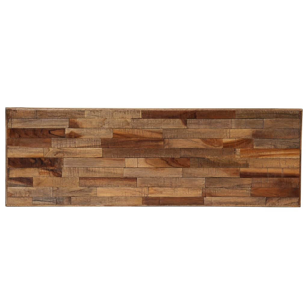 VidaXL Wandtafel 90x30x76 cm massief gerecycled teakhout