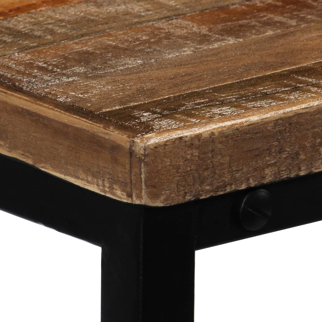 VidaXL Wandtafel 90x30x76 cm massief gerecycled teakhout