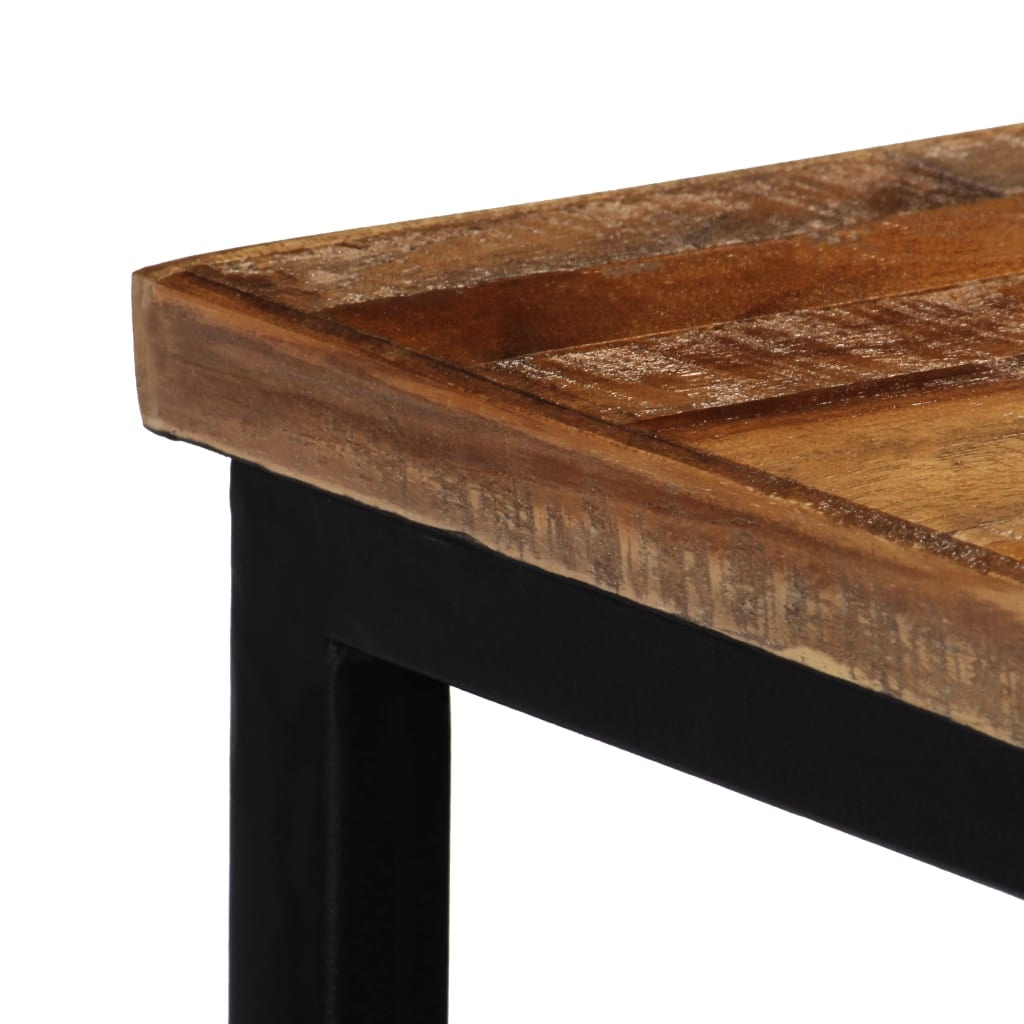VidaXL Wandtafel 90x30x76 cm massief gerecycled teakhout
