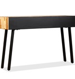 VidaXL Wandtafel 120x30x76 cm massief gerecycled teakhout