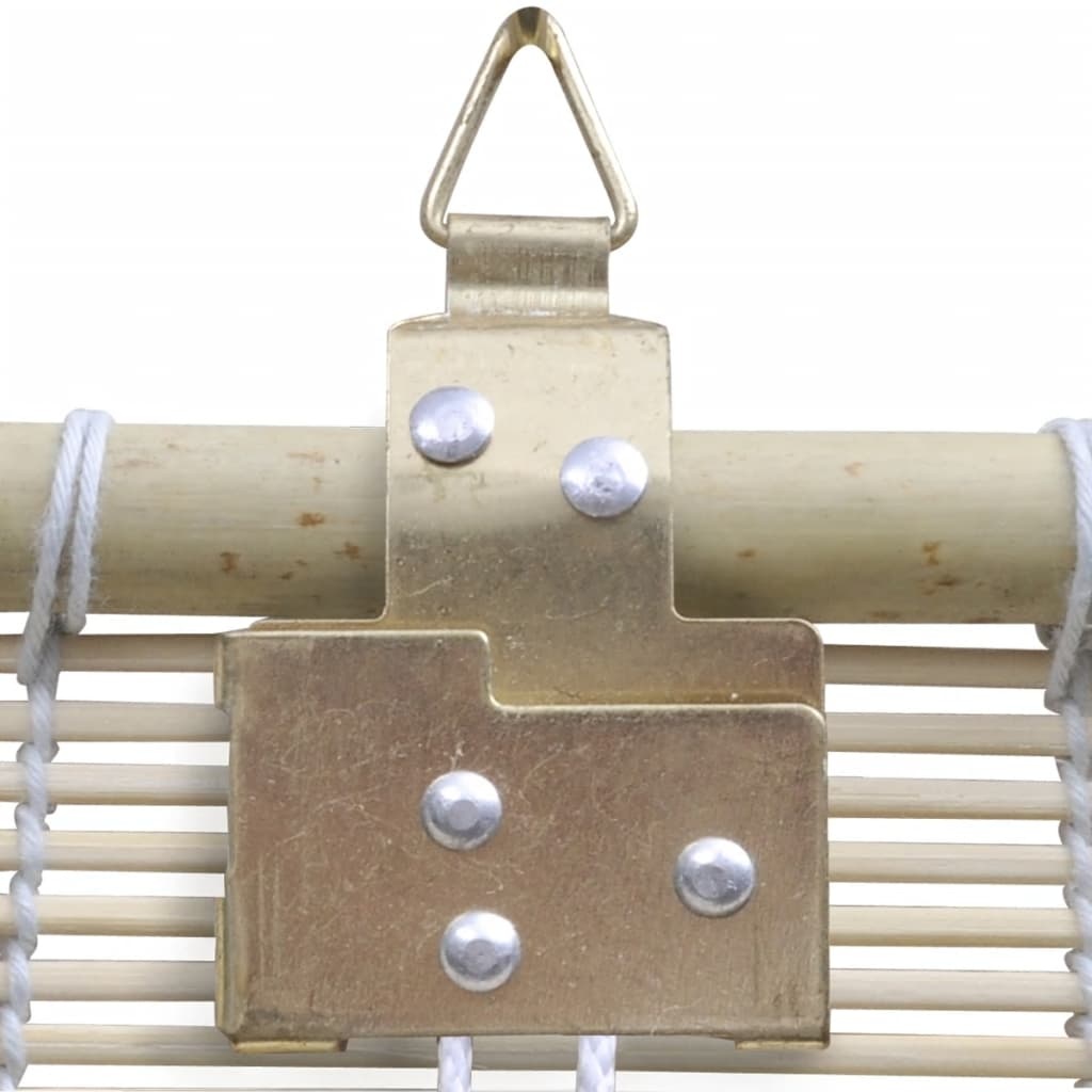 VidaXL Rolgordijnen 2 st 120x160 cm bamboe natuurlijk