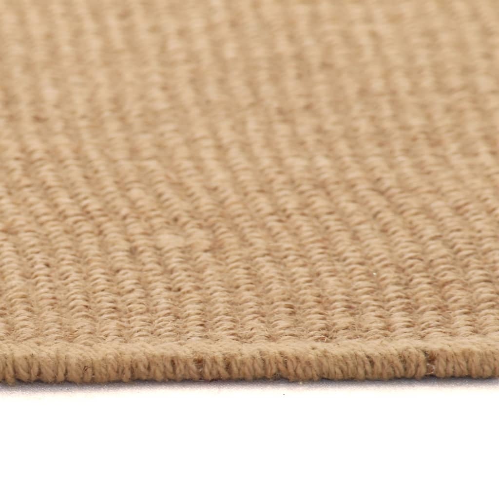 VidaXL Tapijt met latex onderkant 120x180 cm jute natuurlijk