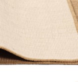 VidaXL Tapijt met latex onderkant 120x180 cm jute natuurlijk