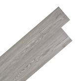 VidaXL Vloerplanken zelfklevend 5,02 m² 2 mm PVC donkergrijs
