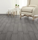 VidaXL Vloerplanken zelfklevend 5,02 m² 2 mm PVC donkergrijs