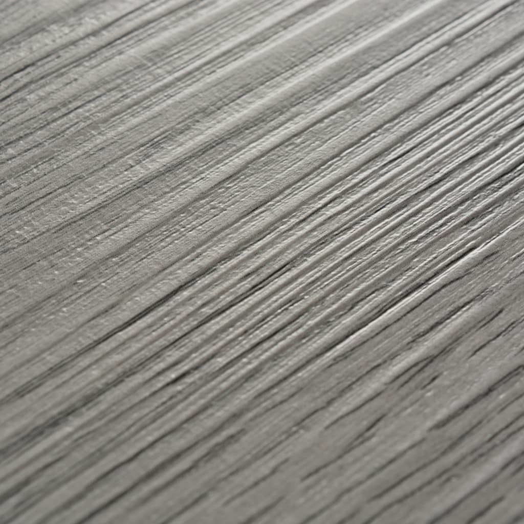 VidaXL Vloerplanken zelfklevend 5,02 m² 2 mm PVC donkergrijs