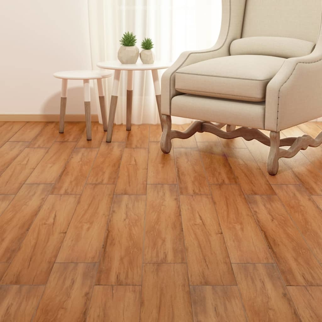 VidaXL Vloerplanken zelfklevend 5,02 m² 2 mm PVC natuurlijke iep