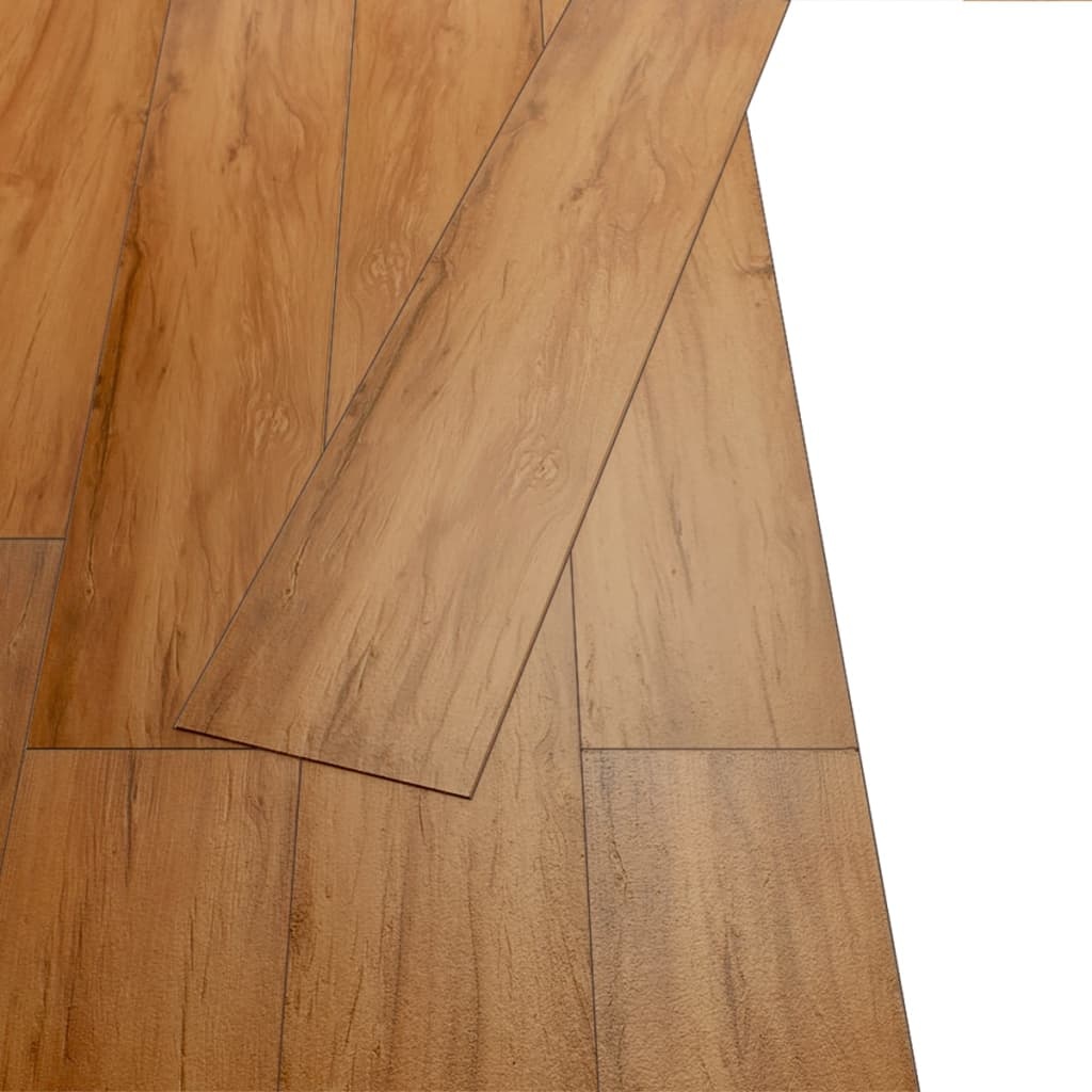 VidaXL Vloerplanken zelfklevend 5,02 m² 2 mm PVC natuurlijke iep