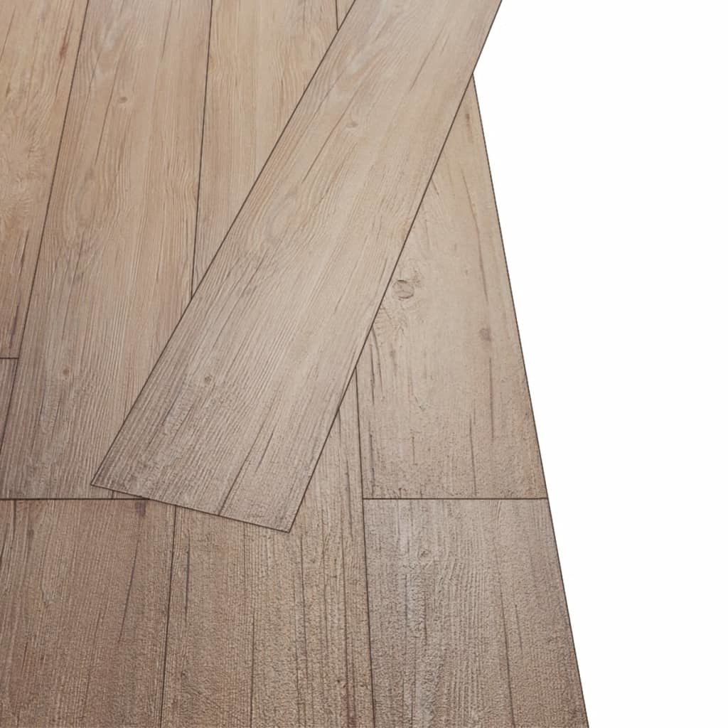 VidaXL Vloerplanken zelfklevend 5,02 m² 2 mm PVC eiken bruin
