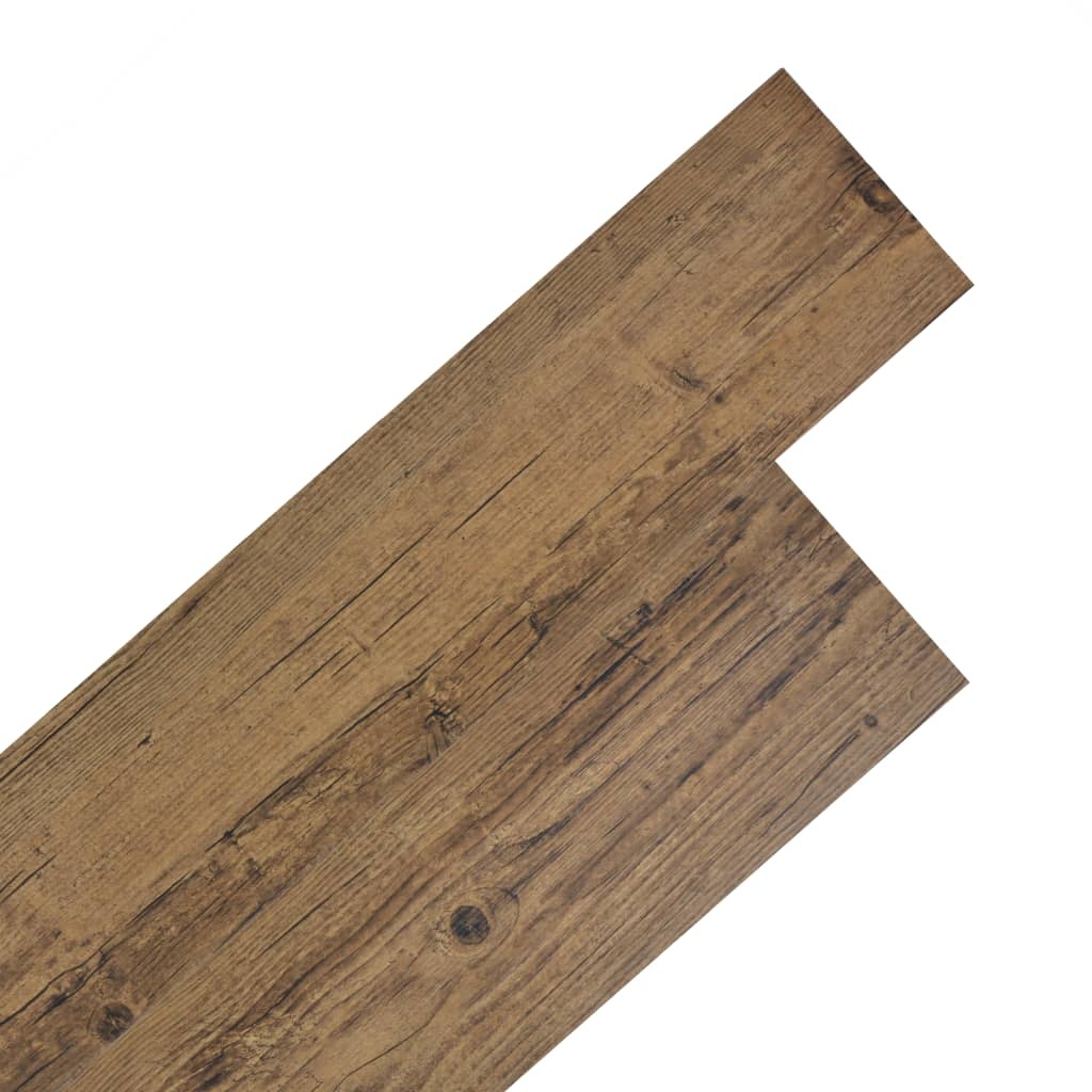 VidaXL Vloerplanken zelfklevend 5,02 m² 2 mm PVC walnoot bruin